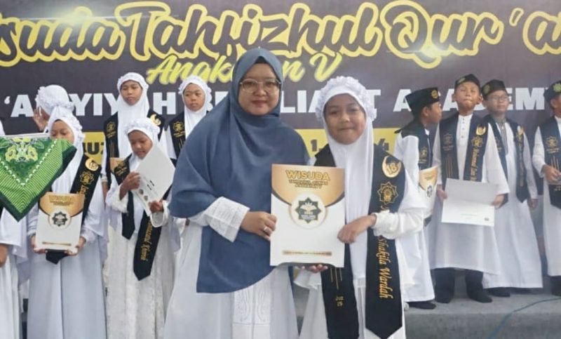 Nazura Syakila Wardah, siswi kelas 4  SD Aisyiyah Brilliant Academy