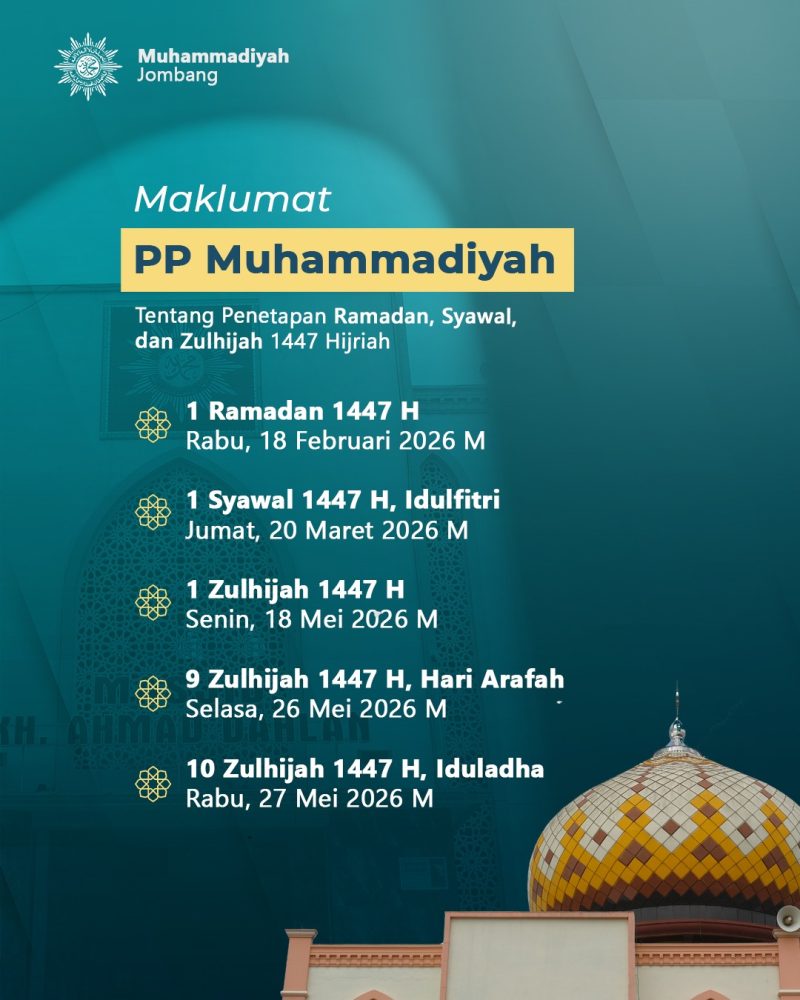 Pimpinan Daerah Muhammadiyah Jombang ikuti keputusan PP Muhammadiyah terkait penetapan 1 Ramadhan 1447 H