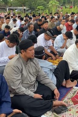 Ribuan Warga Muhammadiyah Ikuti Shalat Iedul Adha di Jombang Muhammadiyah Center  Bersama Ketua PP Muhammadiyah