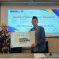 Kepala MIM 10 Jombang, Anas Fauzi (kanan) usai penandatanganan kerjasama dengan Sentra Eduglobal