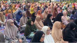 Ribuan warga hadiri Pengajian Umum Sabtu Pagi (PUSPA) di halaman Jombang Muhammadiyah Center (JMC)