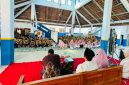 para santri antusias mengikuti kegiatan di SMP MBS Jombang