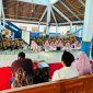 Para santri antusias mengikuti kegiatan di SMP MBS Jombang