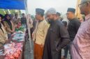 Ketua PD Muhammadiyah Jombang, Dr Abdul Malik bersama Ust Rifky Ja'far Thalib dan Wakil Ketua PDM Ust Sugeng Santoso meninjau stand bazar UMKM